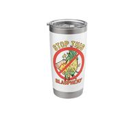 Stop This Blasphemy Pineapple Pizza Stainless Steel Insulated Tumbler