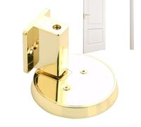 Stop To Wall Hitting The Door - Stainless Steel Door Stopper, Mechanical Stopper Without Drilling With Adhesive Tape Wall, Heavy Sound Damping Decorative Bumpers
