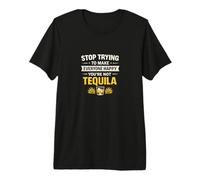 Stop Trying to Make Everyone Happy You're Not Tequila Retro Premium T-Shirt