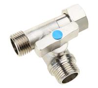 Stop Valves 20mm Compression, Under Sink Splitters | Compression Tees Valves, Faucet T Adapter, Under Sink Splitters, Enduring, Easy to Use, Tees Connector Adapter
