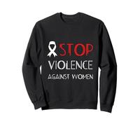 Stop violence against women and girl White ribbons Sweatshirt