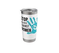 Stop Violence Against Women Stainless Steel Insulated Tumbler