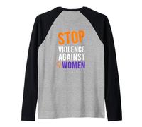 Stop Violence Against Women T-Shirt Raglan Baseball Tee