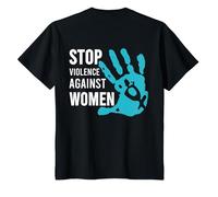 Stop Violence Against Women T-Shirt T-Shirt, Youth, Black, Small