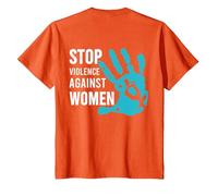 Stop Violence Against Women T-Shirt T-Shirt, Youth, Orange, Medium