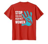 Stop Violence Against Women T-Shirt T-Shirt, Youth, Red, 4T