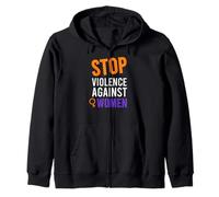 Stop Violence Against Women T-Shirt Zip Hoodie