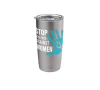 Stop Violence Against Women's T-Shirt Stainless Steel Insulated Tumbler