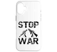 Stop War Broken Gun - Peace Advocacy Design Case for iPhone 16 Plus