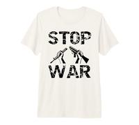 Stop War Broken Gun - Peace Advocacy Design Premium T-Shirt