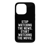 stop watching the news start watching the movie Witty Case for iPhone 13 Pro