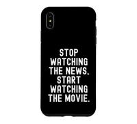 stop watching the news start watching the movie Witty Case for iPhone XS Max