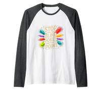 Stop with The Blind Jokes I Don't See The Point - Raglan Baseball Tee