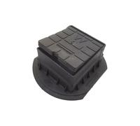 Stopcock Water Meter Box with Hinged Lid - 5.5 x 5 in Polycarbonate, Made in Britain, British Standard Approved (70040590)