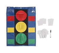 Stoplight Behavior Pocket Chart, Classroom Behavioral Management Tool, Stoplight Learning Chart with Dry Erase Cards and Pen for Home or School Use, Durable Nylon Design