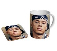 stopper Central CEE Face - Ceramic Coffee Mug + Coaster Gift Set