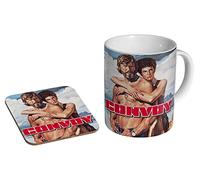 stopper Convoy Movie 1978 - Ceramic Coffee Mug + Coaster Gift Set