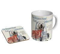 Stopper Digby The Biggest Dog in The World - Ceramic Coffee Mug + Coaster Gift Set
