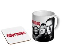 stopper The Sopranos Cast BW - Ceramic Coffee Mug + Coaster Gift Set