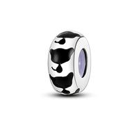 Stoppers Beads Charms for Bracelets &Necklaces Rondelle Spacer Charm with Clear Rubber inside for Major European Snake Chain Jewelry Present for Women