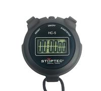 Stoptec Stopwatch HC-5 | Very Simple: Only Start - Stop & Reset | On & Off | Large Single-Line Display | Splash-proof | Sports | Hobby | Leisure | Suitable for Children