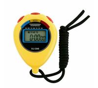 Stopwatch Multi- Function Electronic Digital Stopwatch Timer Portable Training Stopwatches with Alarm Function for and Referees Black Electronic Timer + Whistle KK's (Yellow/Red)