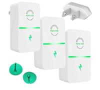Stopwatt Energy Saving Device UK, Stop Watt Energy saver uk, Power Saver Pro UK Plug to Stabilize Voltage and Balance Current, Electricity Saving Box for Household Office Market (3pc)