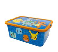 Stor 13 Liter Click Lock Aufbewahrungsbox : Pokemon Rock Mehrfarbig