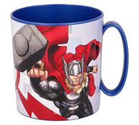 Stor 350ml Avengers Rolling Thunder Reusable Plastic Microwave Cup