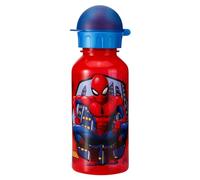Stor 370ml Water Bottle for Kids School Nursery Travel Drinks Bottle Made of Durable Material Reusable BPA Free (Spiderman)