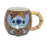 STOR 3D Ceramic Mug 420 ML in Gift Box Stitch Coconut