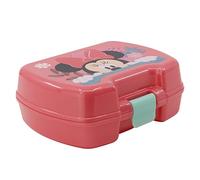 Stor 74489 Mouse Being More Minnie Snack SANDWICHERE Lunch Box, PLASTI, Multicoloured