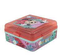 Stor 74493 Mouse Being More Minnie SANDWICHERE Lunch Box, Plastic