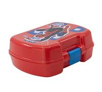 Stor 74789 SANDWICHERA Snack Spiderman Midnight Flyer Lunch Box, Plastic, 10.9 (L) x 8.5 (W) x 4 (H) cm