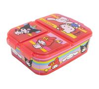 Stor 82820 SANDWICHERA Multiple Hello Kitty and Friends Lunch Box, Plastic, Pink
