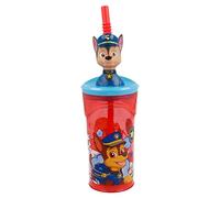 Stor 84124971896633D Figurine Glass, 360 ml Capacity, Paw Patrol Comic