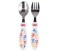 Stor 8412497601288Metallic Cutlery 2-Piece Set, Mickey Mouse True Original