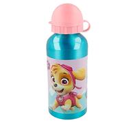 Stor Aluminium Kids Bottle - Kids Water Bottle - 400ml Reusable Water Bottle - Paw Patrol - Skye & Everest