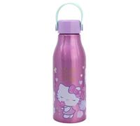 STOR Aluminium Kids Water Bottle Hello Kitty 760ml with Silicone Strap Handle, BPA Free, Lightweight and Durable for School and Sports