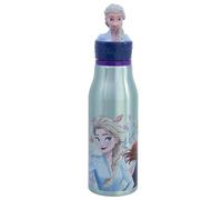 Stor ALUMINUM BOTTLE WITH 3D FIGURINE 690 ML FROZEN SNOWY TALE