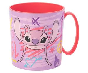 STOR Angel Kids Plastic Mug 390ml - Microwave Safe, Durable Reusable Cup for Children