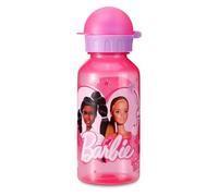 Stor Barbie 370ml Small Kids Water Bottle with Leakproof Flip Top Lid