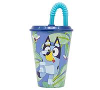 Stor Bluey 430 ml Reusable Children's Cup with Lid and Straw