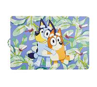 Stor Bluey Children's Rectangular Placemat, Large, Blue, Cartoon Pattern, Spill Resistant, Polyester, Machine Wash