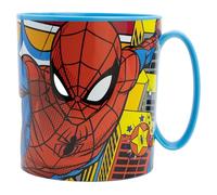 STOR BPA-Free 390 ML Microwave-Safe Plastic Cup | Spiderman Midnight Flyer