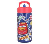 Stor Cars - Disney Sports Water Bottle with Straw and Built-in Handle 410ml
