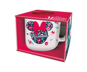 Stor Ceramic Breakfast Minnie Mouse Gardening In Gift Box 400ml Cup