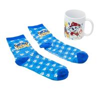 STOR Ceramic Mug 325ml and Socks Set Paw Patrol - Gift Box - Breakfast and Textile Accessory for Kids