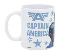 STOR Ceramic Sublimation Mug 325 ML Avengers Captain America Shield Attack