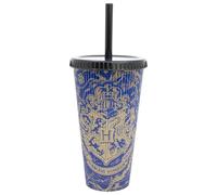 STOR Coffee Tumbler with Lid and Straw Harry Potter 790ml - Reusable Polypropylene BPA Free - Large Travel Cup for Hot Cold Drinks